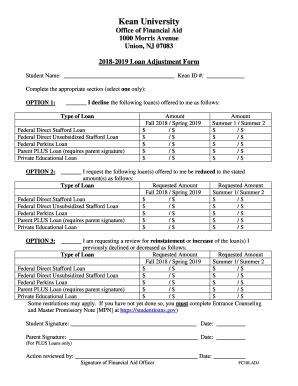 Loan Adjustment Form Fill Out And Sign Printable Pdf Template