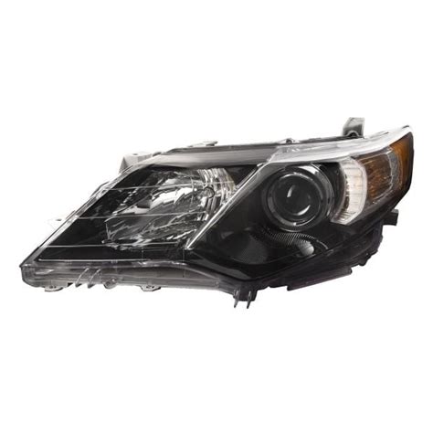 Black Housing Headlight Halogen Left Driver Capa Certified Fits