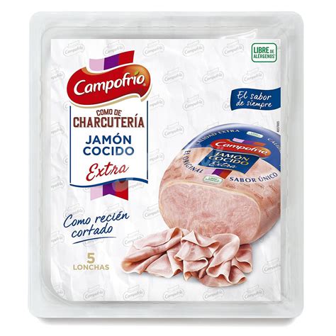 Campofrío Jamón cocido extra en lonchas 110 g