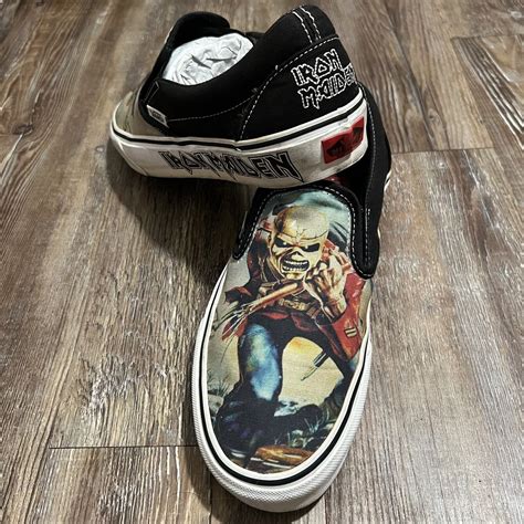 Iron Maiden Trooper X Vans Classic Slip On Shoe Vn Oe Gem