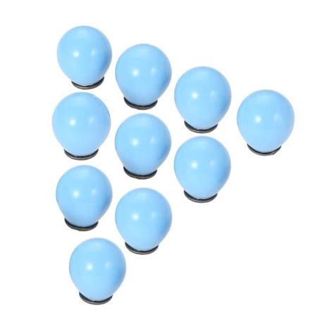 POIGNEE DE MEUBLE Blue 10pcs Boutons boule en céramique 10 pièces