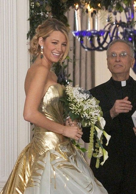 Blake Lively's ugly wedding dress on Gossip Girl