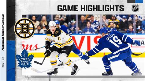 Bruins Maple Leafs 429 L Nhl Highlights 2022