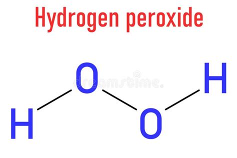 Hydrogen Peroxide Formula Stock Illustrations – 217 Hydrogen Peroxide ...