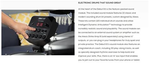 Alesis Debut Electronic Drum Kit - Incredible Connection