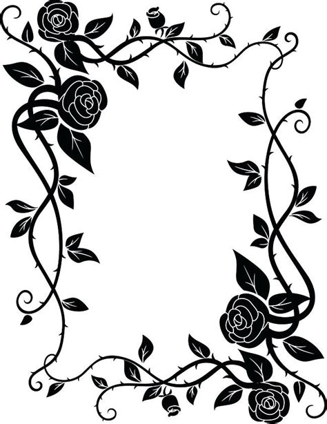 Vine Border Vector At Collection Of Vine Border