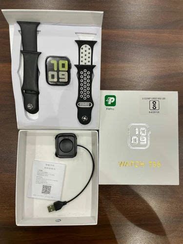 Black Silicone T Smart Watch Fitpro Buy Now At Piece In New