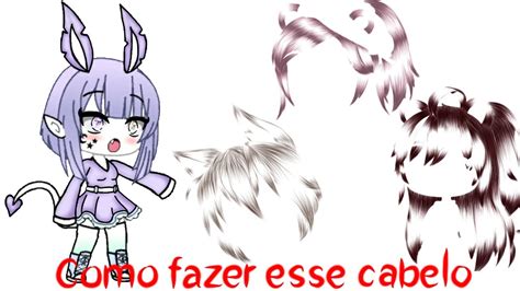 Como Fazer Cabelo Realista Gacha Life Youtube