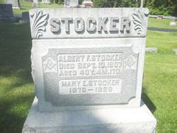 Albert F Stocker M Morial Find A Grave