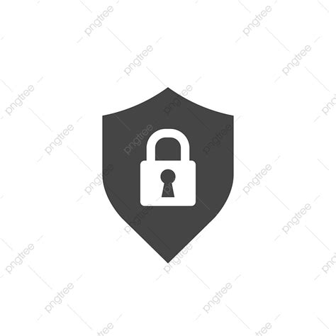 Shield Lock Vector Hd Images Shield Security With Lock Symbol Privacy Safeguard Shield Png