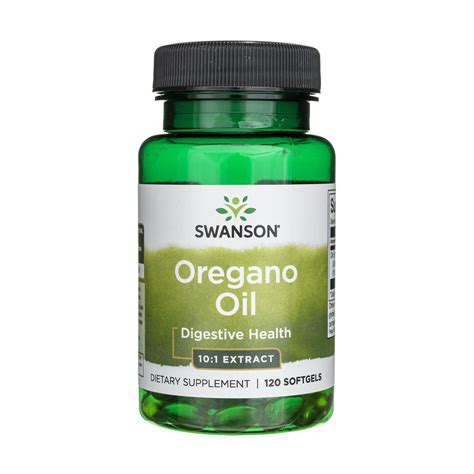 Харчова добавка в гелевих капсулах Swanson Oregano Oil Олія орегано