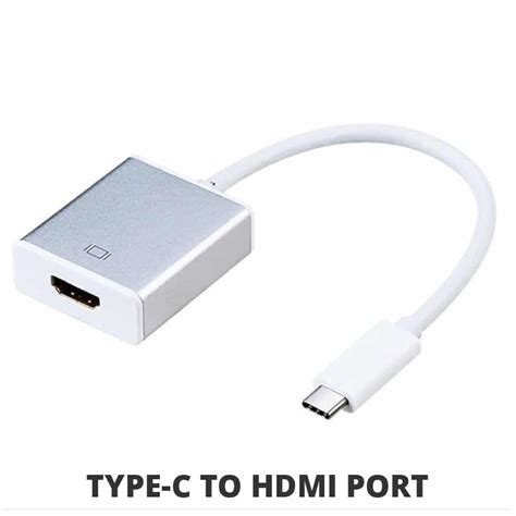 USB Type C to HDMI Female Port Converter 4K USB C Type-C Adapter Cable ...