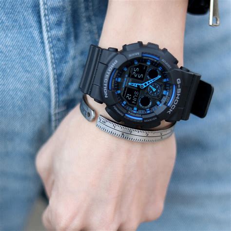 Casio นาฬิกา G Shock Watch For Men สายเรซิ่น นาฬิกาข้อมือผู้ชาย รุ่น Ga