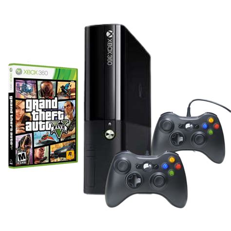 Xbox 360 E 250GB Console with Brand New GTAV Game from 2P Gaming