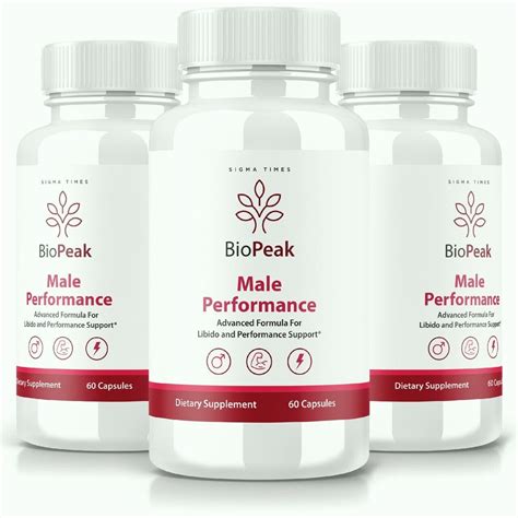 3 Pack Biopeak Men Enhancement Capsules Biopeak Pills Last Longer