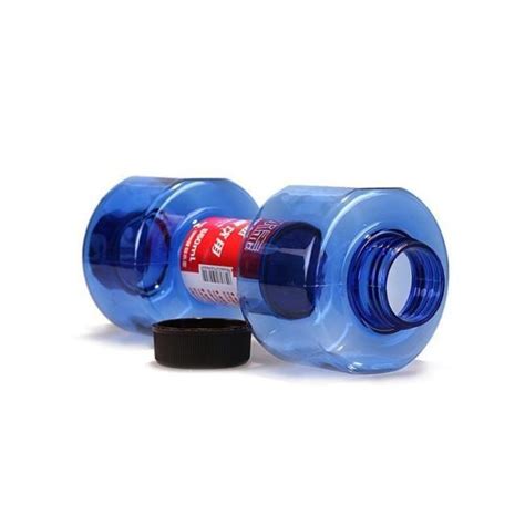 Practical 550ml Dumbbell Fitness Equipment Shape Kettle Space Cup Fruit Juice Bottle Sport Water