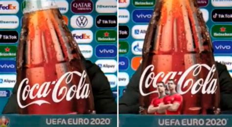 Viral Sobre Coca Cola Reaccionando Al Famoso Gesto De Cristiano Ronaldo