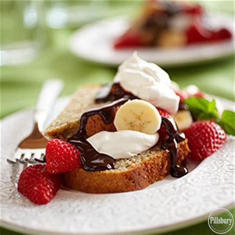 Strawberry Banana Shortcake Recipe Pillsbury Baking Recipes Baking
