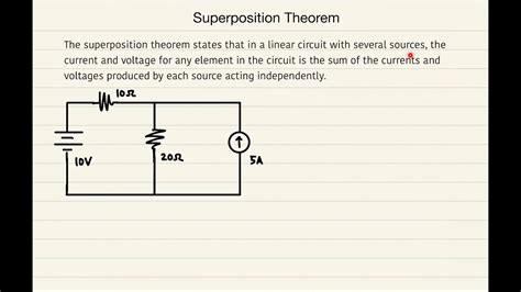 ELEX DC Circuits Lecture 04 Superposition Theorem YouTube