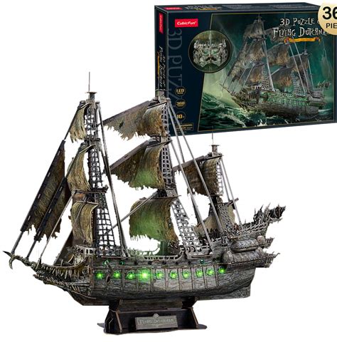 Buy HLFGJE 3d Puzzle Pirate Ship Sailing Ship Model Kit Pirates Of The