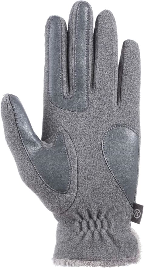 Isotoner Women S Stretch Fleece Gloves With Microluxe And Smart Touch Technology At Amazon Women