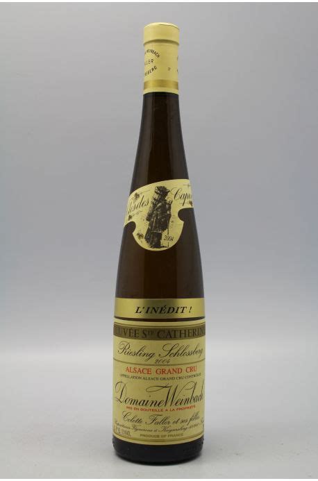 Weinbach Alsace Grand cru Riesling Schlossberg Clos des Capucins Cuvée