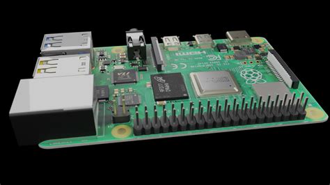 Raspberry Pi 4 3d Model 25 Gltf Unknown Stl Dae 3ds Blend Obj