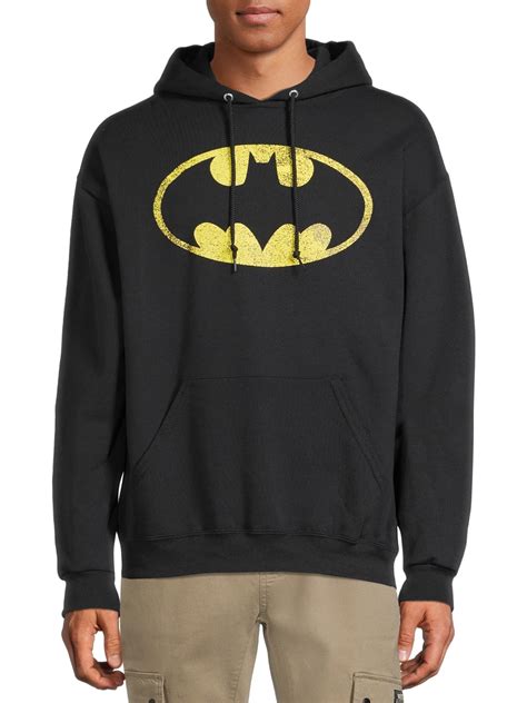 Batman Men's & Big Men's Logo Graphic Hoodie Sweatshirt, Sizes S-3XL ...