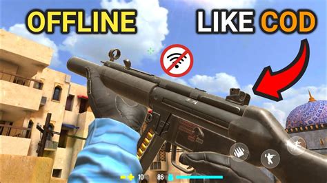 Top 10 Best Offline FPS Games Like COD Mobile For Android Shooter