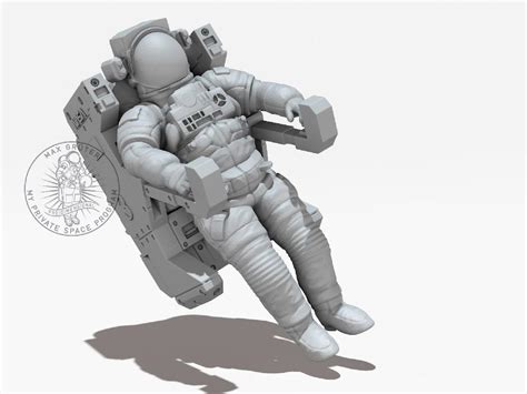 Imprimir STL Astronauta Da NASA Unidade De Manobra Tripulada Modelo