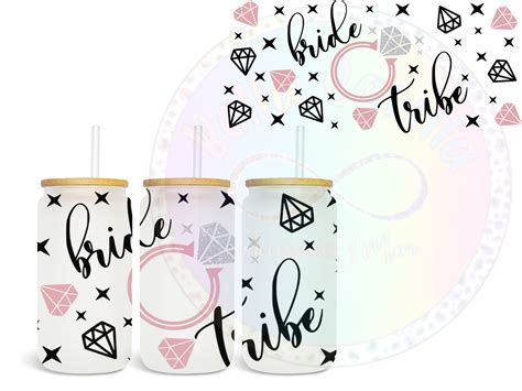 Bride Tribe Uv Dtf Cup Wrap Bella Camila Accessories And More