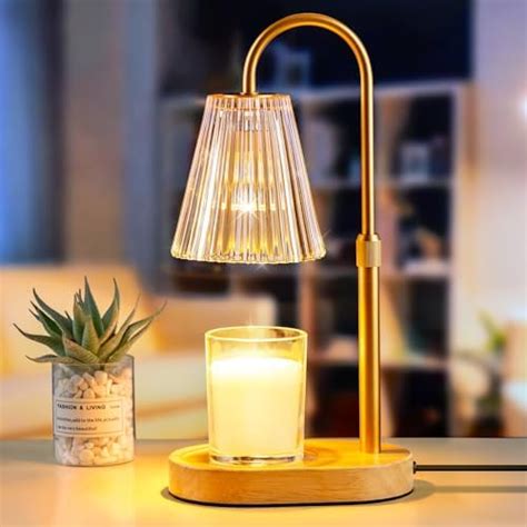 Skjrvrh Candle Warmer Lamp With Timer Electric Candles Wax