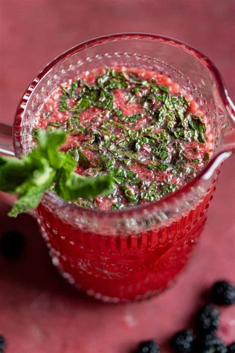 Sparkling Raspberry Mint Lemonade Recipe Tastes Of Lizzy T