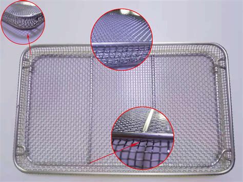 Wire Mesh Tray For Sterilization Medical Custom Supplier