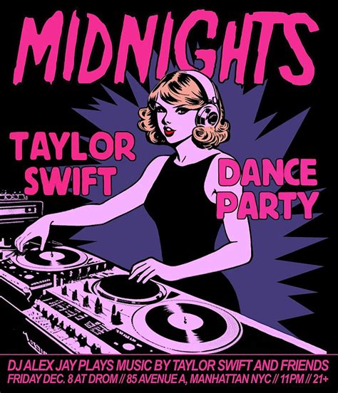 Midnights - A Taylor Swift Dance Party - Dromnyc.com