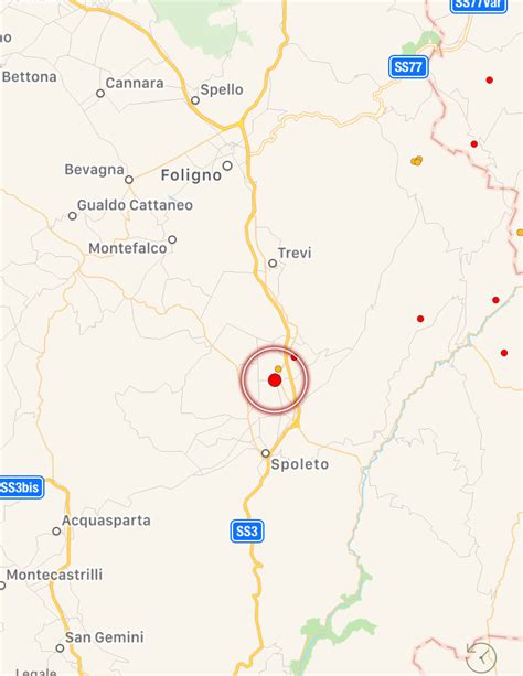 Terremoto Nuova Scossa In Umbria Epicentro Tra Terni E Foligno Paura