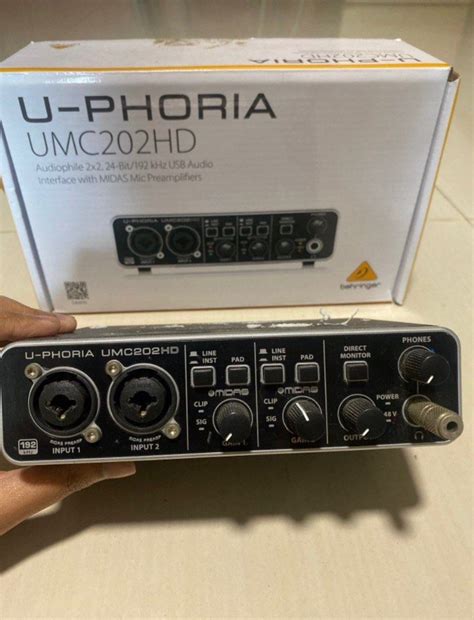 U-Phoria UMC202HD, Audio, Portable Audio Accessories on Carousell