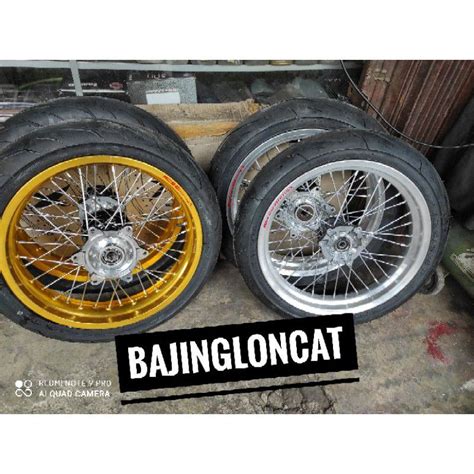 Jual Velg Supermoto Yamaha WR 155 WR155 SEPAKET VELG SET SUPER MOTO