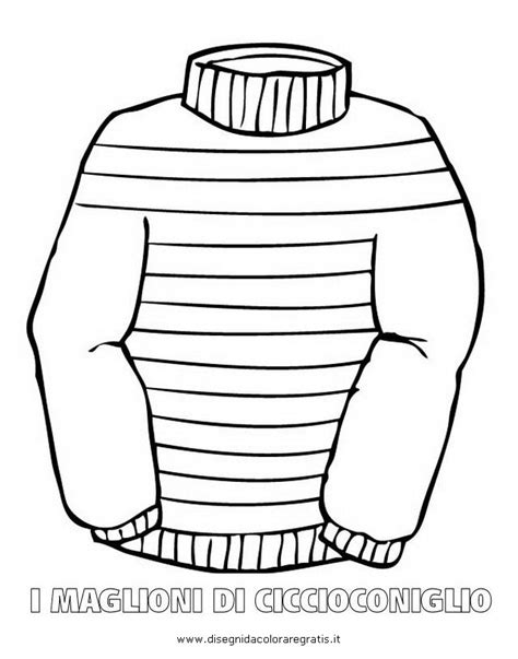 Disegno Maglione Ciccioconiglio 09 Categoria Misti Da Colorare