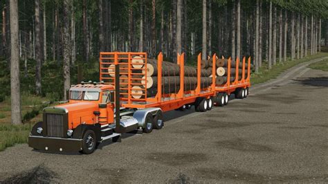 American Flatbed Pack V10 Fs22 Mod Farming Simulator 22 Mod