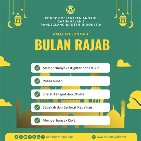 Amalan Sunnah Di Bulan Rajab Menggapai Keberkahan Di Bulan Mulia