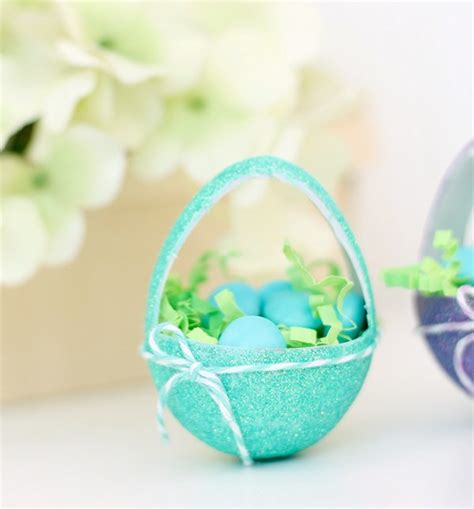 Itty Bitty Paper Mache Easter Baskets | Damask Love