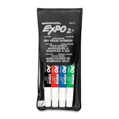 Buy Bulk: Expo Low Odor Fine Tip Dry Erase Markers, 4 Colored Markers,(Case of 72) - Walmart.com ...