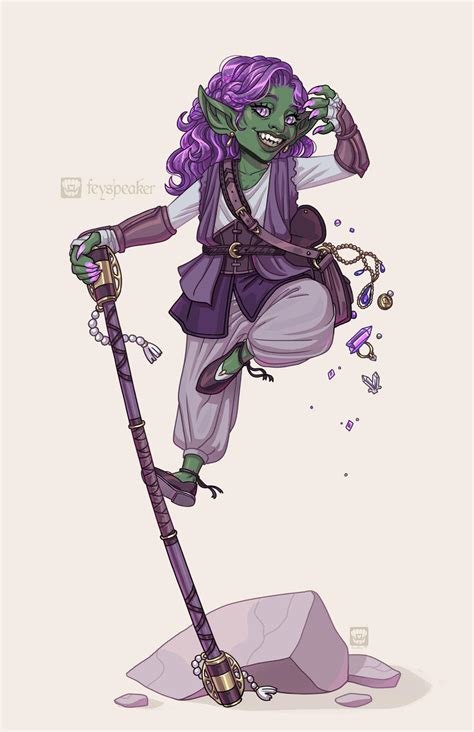 Goblin Monk Commission By Feyspeaker On Deviantart