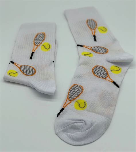 Men Tennis Rackets Socks T Socks Sport Socks Cute Socks Etsy