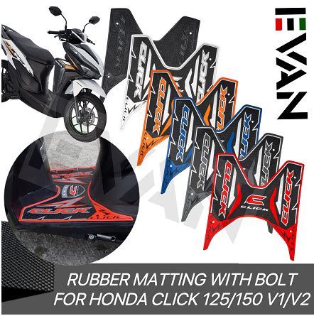 Evan Shop Rubber Matting For Honda Click V V With Bolt And