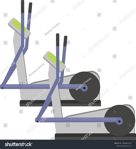 Gym Machine Cycle Illustration Vector On Stock Vector (Royalty Free