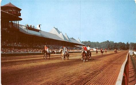 Saratoga Race Track Saratoga Springs, New York Postcard | OldPostcards.com