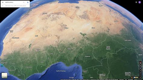 Africa Satellite Map