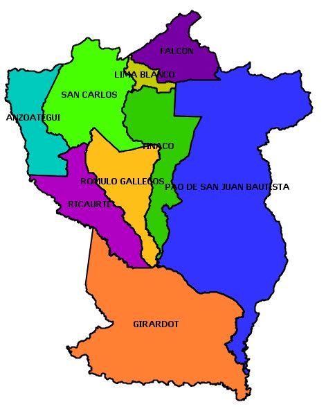 Blog De Biologia Lista Municipios Y Capitales Del Estado Cojedes